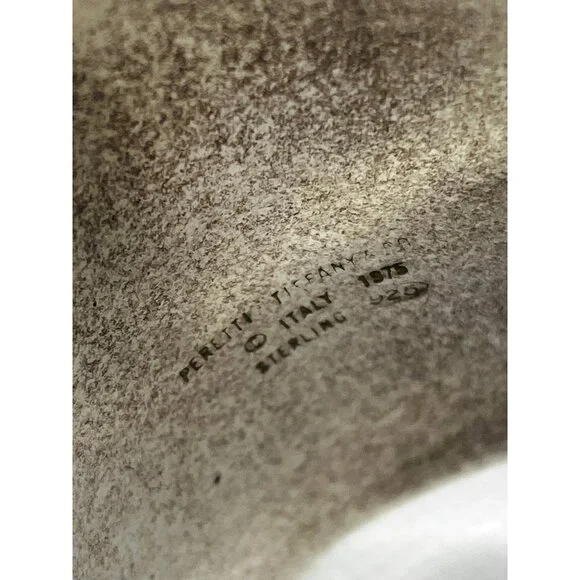 Tiffany & Co Elsa Peretti 1975 Sterling Silver 925 Bone  Cuff Bracelet Right - Picture 9 of 13